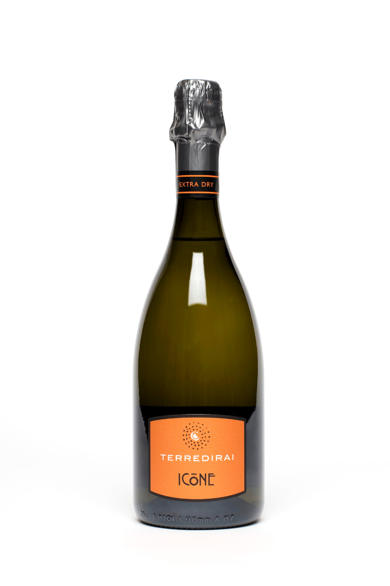 Icone Extra Dry sparkling wine, Terre Di Rai Wine at Home