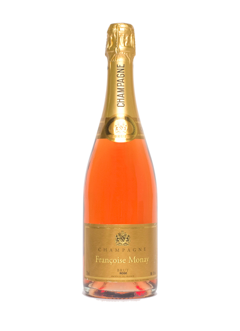 Champagne Monay Rosé Wine at Home