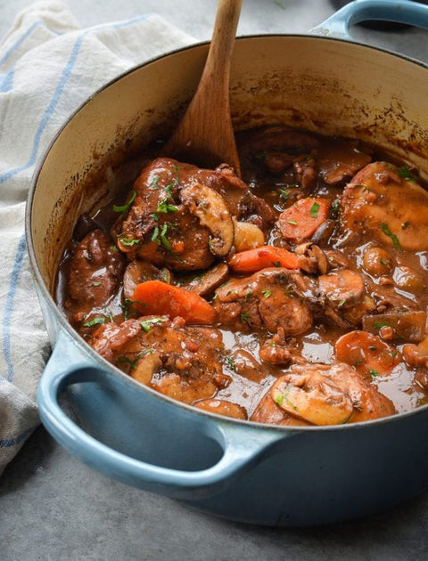 Mary's Coq au Vin Wine Picks