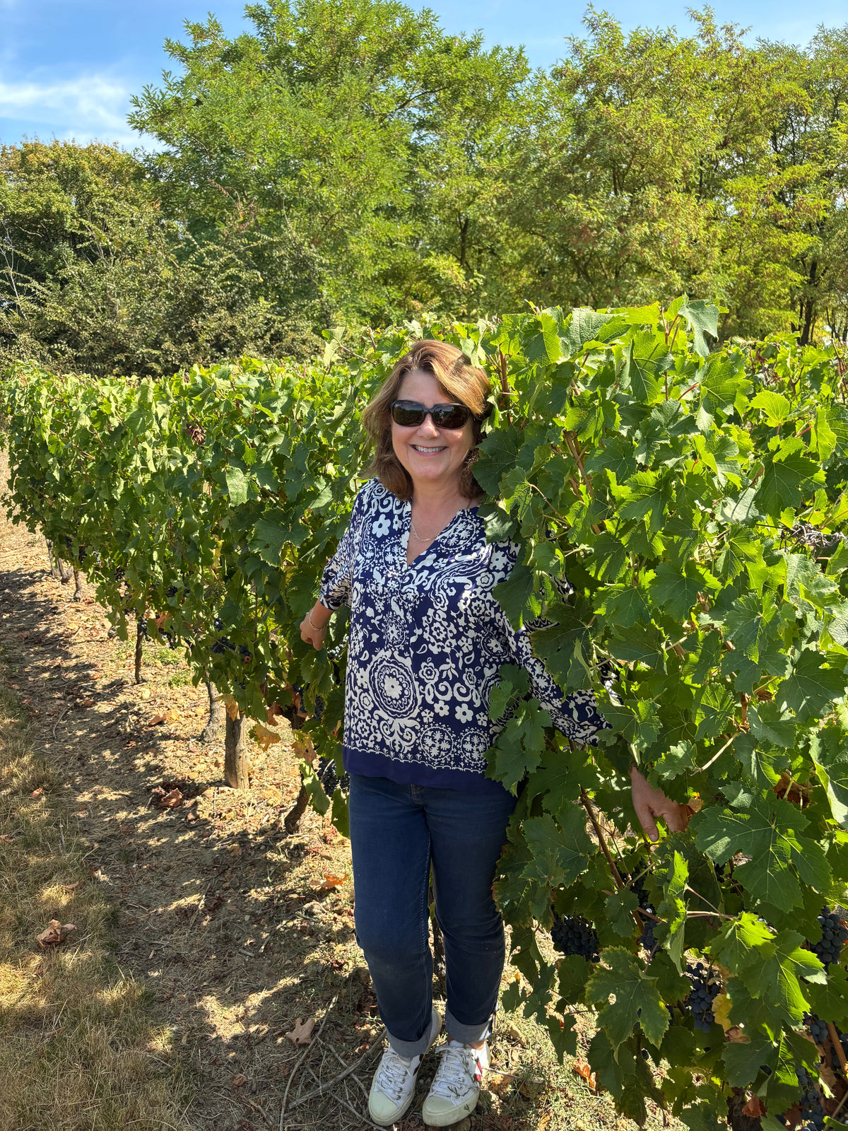 Mary in the vines
