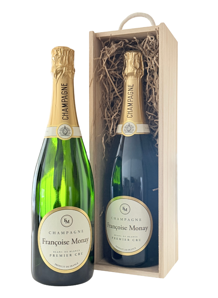 Champagne Francoise Monay 1er Cru in Wooden Gift Box