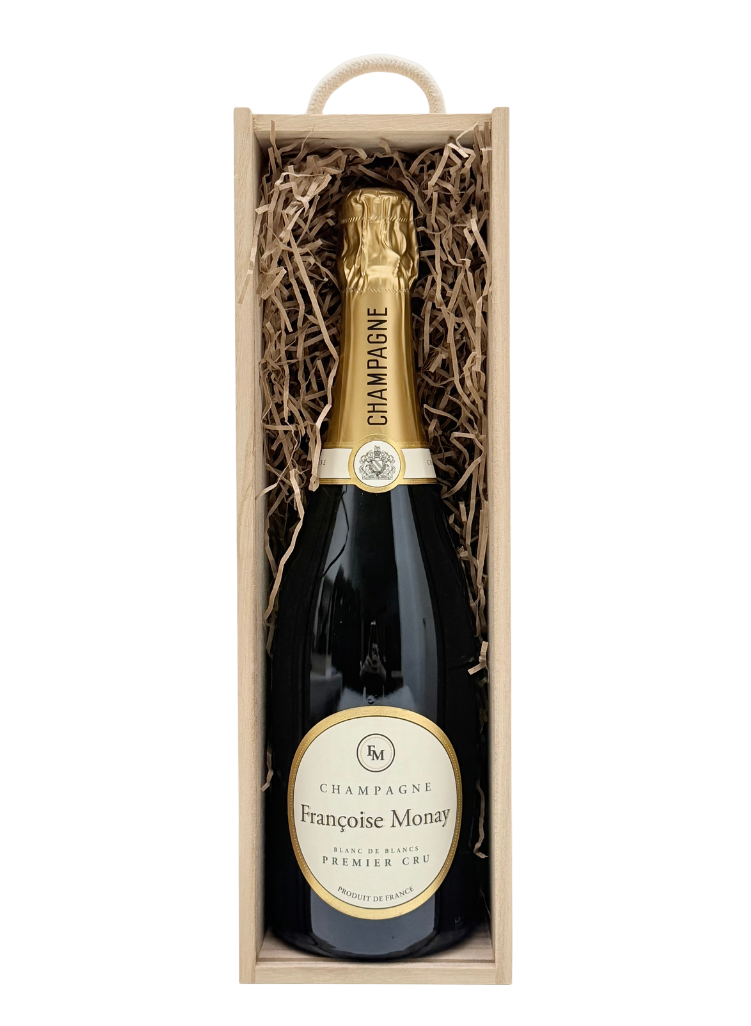 Champagne Francoise Monay 1er Cru in Wooden Gift Box