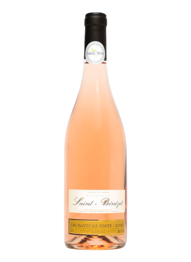 Costières de Nîmes AOP Les Hauts de Coste-Rives 2024 Rosé, Château Saint-Bénézet