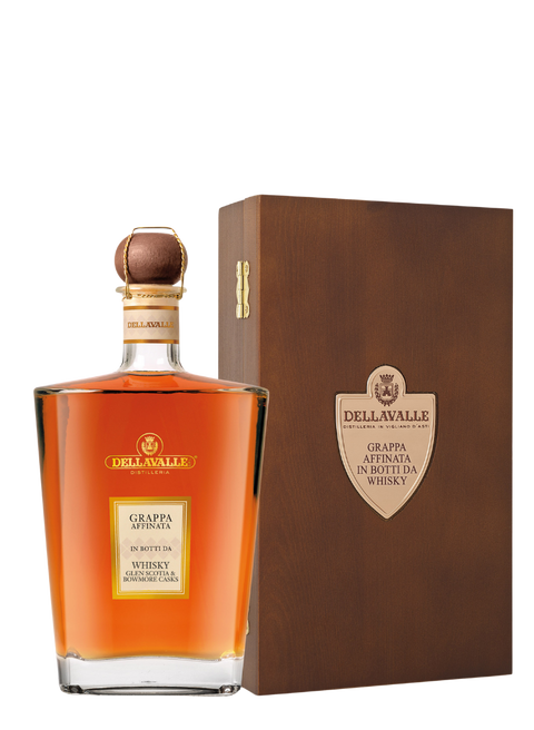 Grappa aged in Whisky Barrels single vintage casks 2007, Dellavalle