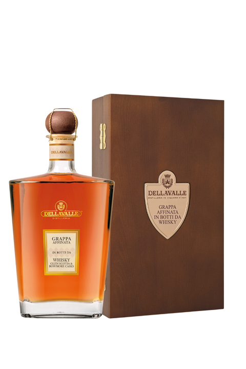 Grappa aged in Whisky Barrels single vintage casks 2007, Dellavalle