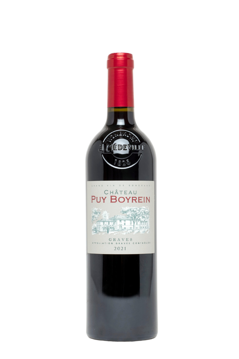 Graves Chateau Puy Boyrein red wine from Bordeaux. 