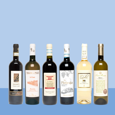 Case of Italian wines