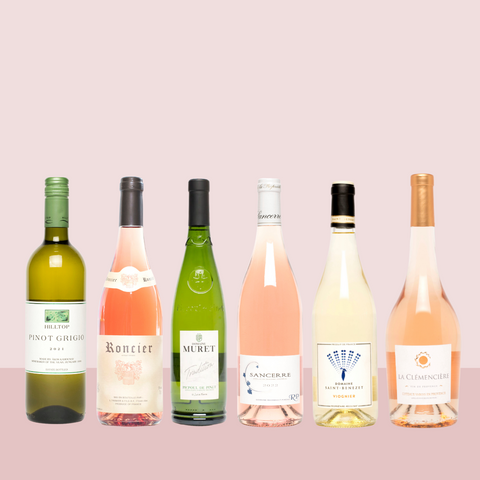 White and Rosé wines for summer