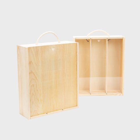 Wooden Wine Gift Boxes - available in 3 sizes