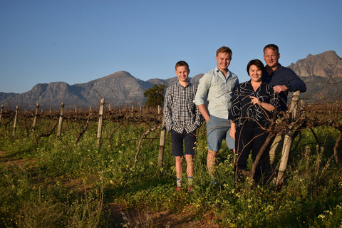 The Truter family, Wellington, South Africa