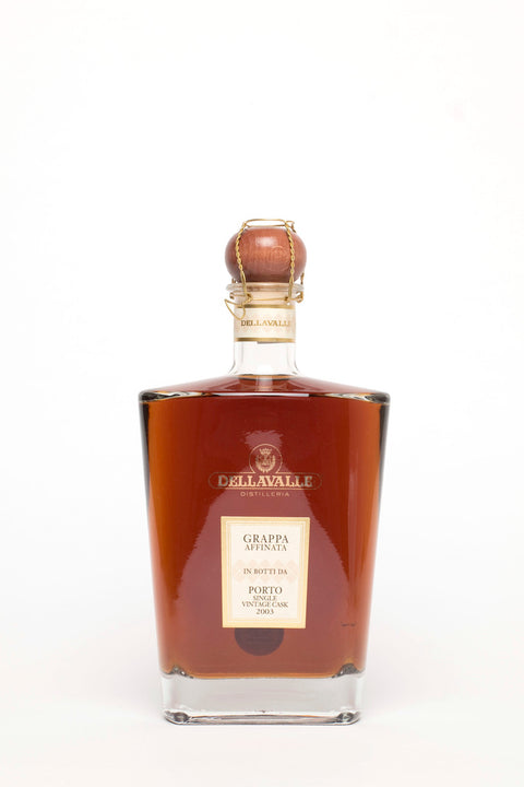 Grappa aged in Port Barrels single vintage casks 2004, Dellavalle